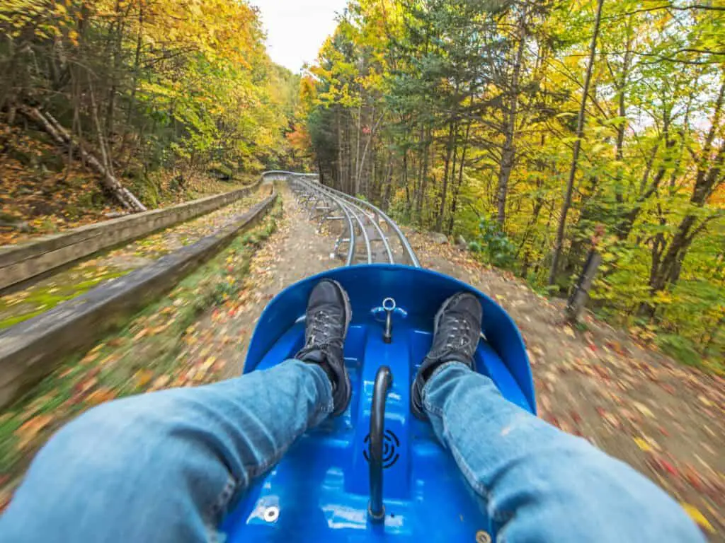 Cliffside Mountain Coaster in Lake Placid