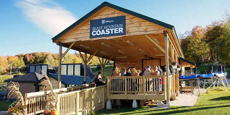 The Beast Mountain Coaster in Killington Vermont. 