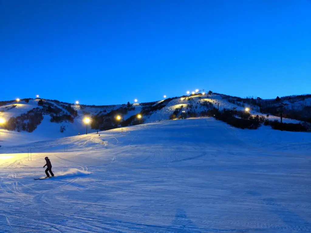 Hesperus Ski Area night skiing 