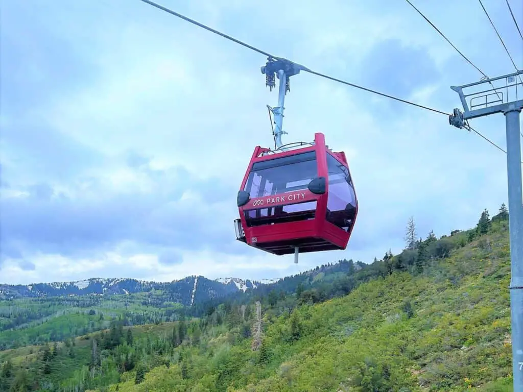 Red Pine Gondola, Park City Resort Utah