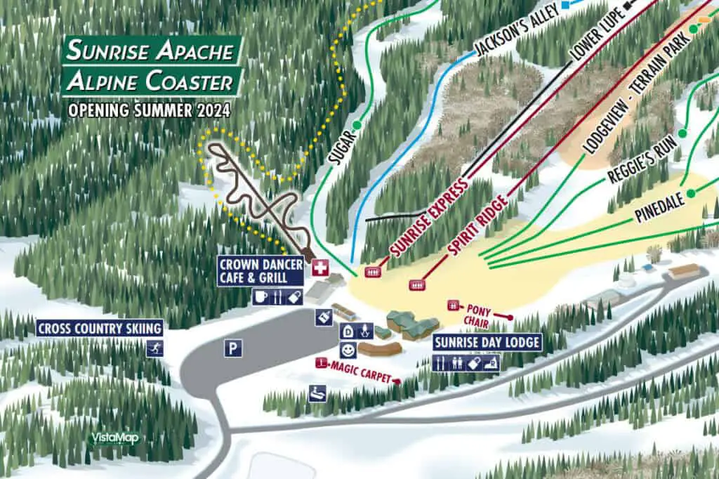 Sunrise Apache Apline Coaster Map